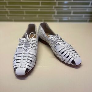 NIB Sam Edelman White Leather Rishel Loafers sz 7